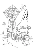SpongeBob SquarePants kleurplaat 21
